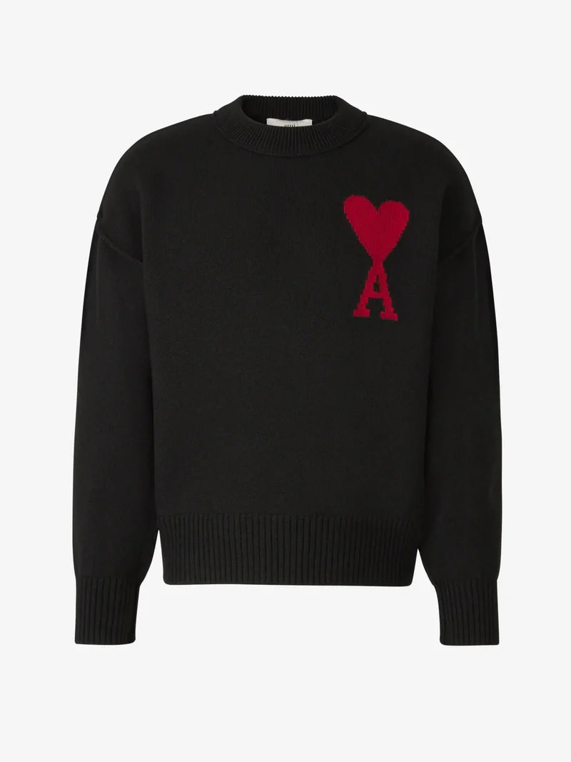 AMI - HEART SWEATER