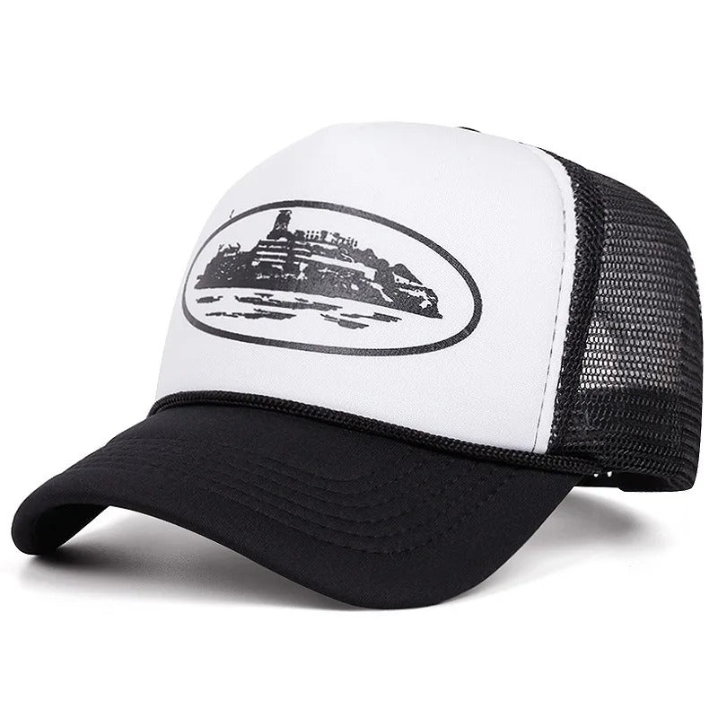 LYREUN x Trucker Alcatraz Black & White Cap