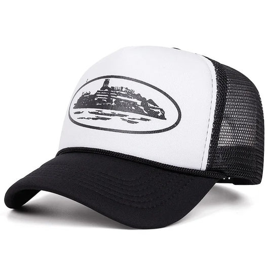 LYREUN x Trucker Alcatraz Black & White Cap
