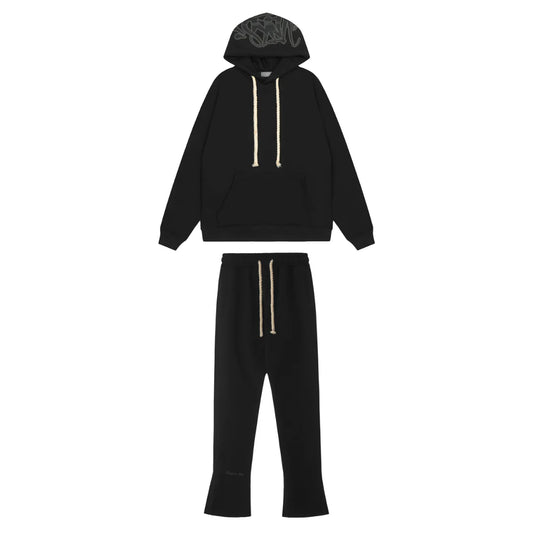 Syna Logo Black Tracksuit