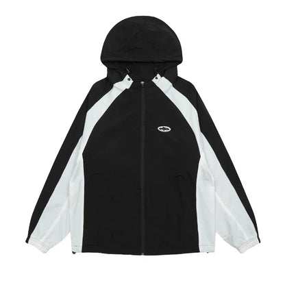 LYREUN x Crtz Black Windbreaker