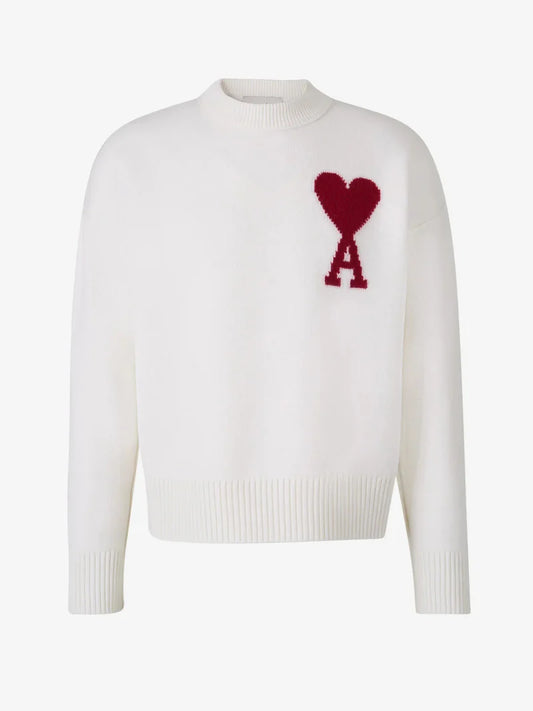AMI - HEART SWEATER