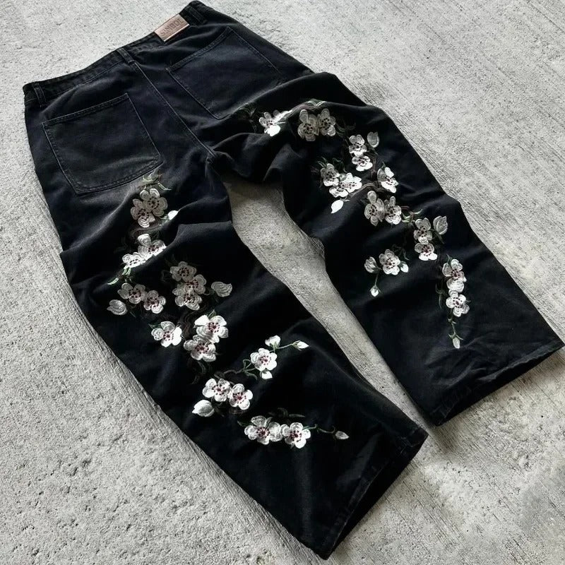 'Blossom' Embroidered Jeans