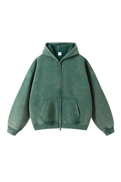 Graphic Heavyweight Zipped Hoodie