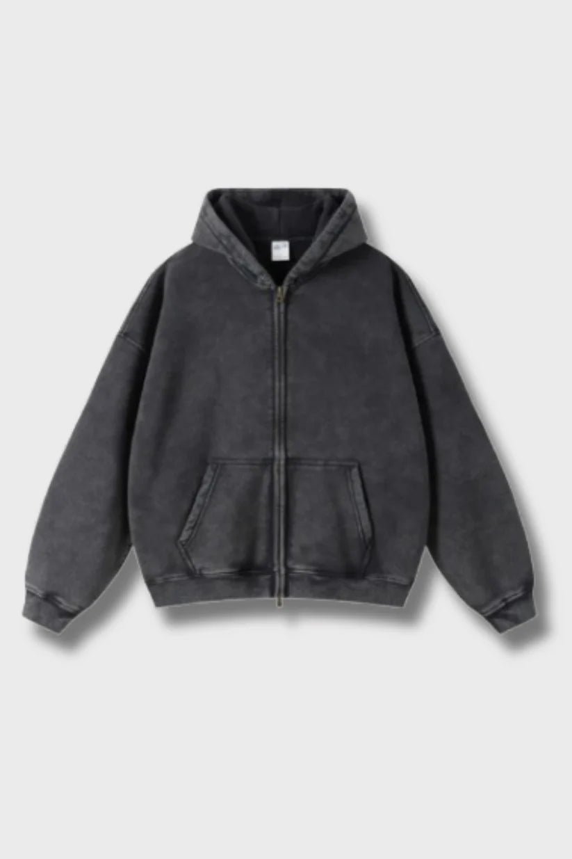 Graphic Heavyweight Zipped Hoodie