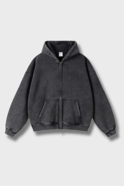 Graphic Heavyweight Zipped Hoodie